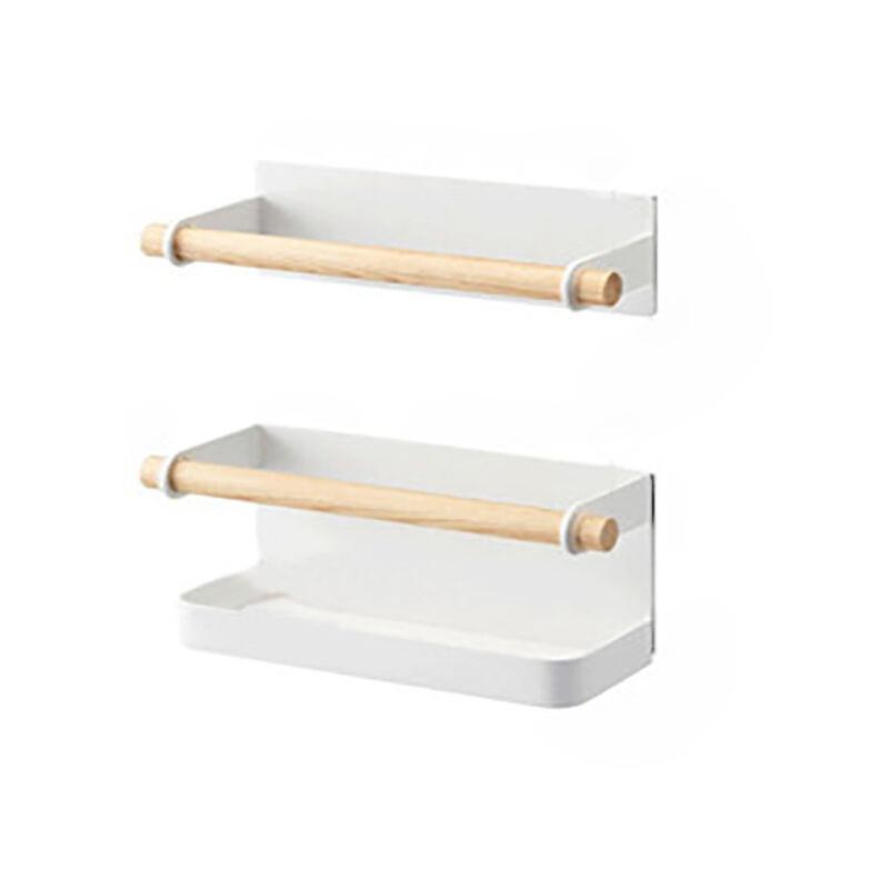 Self-adhesive wall-mounted umbrella holder, white