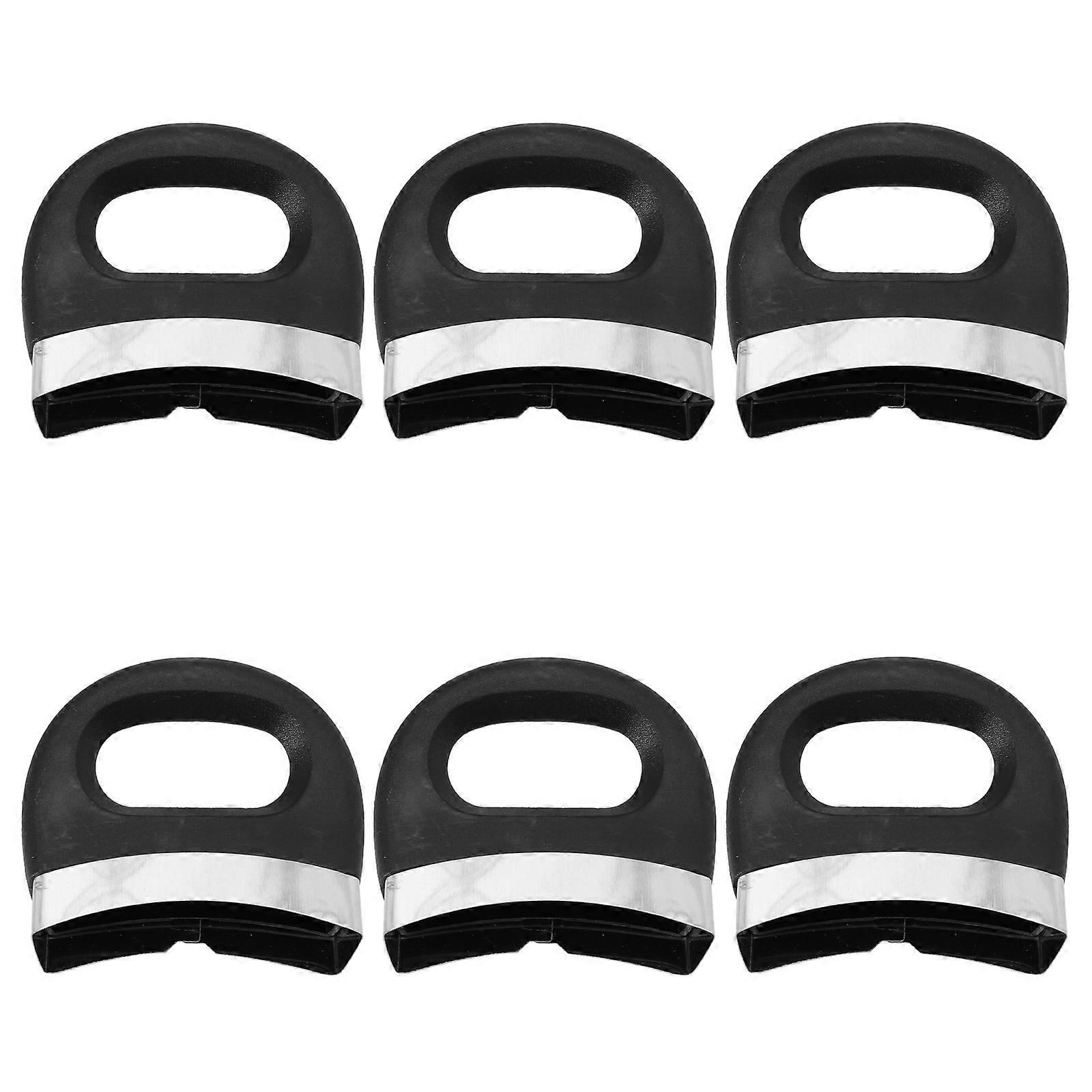 6 Stück Silikon-Kochgeschirr-Topfgriff Hot-Handle-Halter Pfannengriff-Protektoren Hot-Handle-Abdeckung