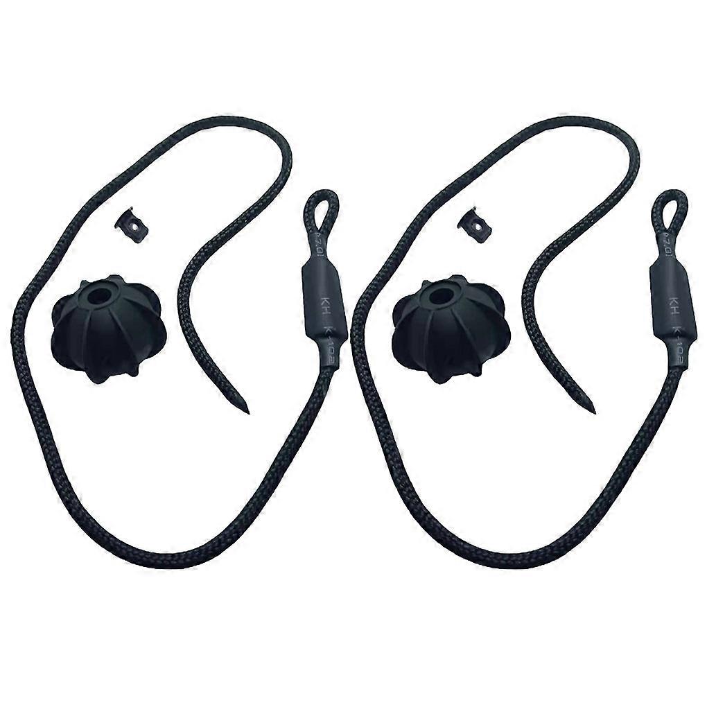 Pack Of 2 Car Rear Shelf Straps Ball Holding Cord Vehicle Trunk Storage Package Tray Lid Rope Sling Automobile