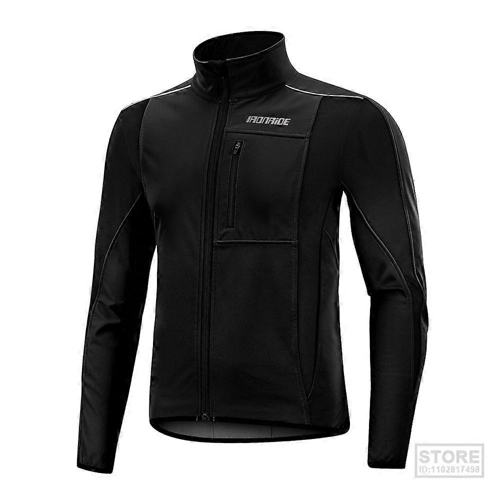 وصل حديثا! Ironride الشتاء ركوب الدراجات سترة للرجال النساء الصوف الحرارية العاكسة MTB معطف الدراجة يندبروف سترة واقية