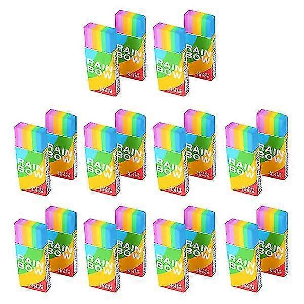 20pcs Sketch Kids Erasers Multi-function Mini Erasers Delicate Pencil Erasers Kids Accessory