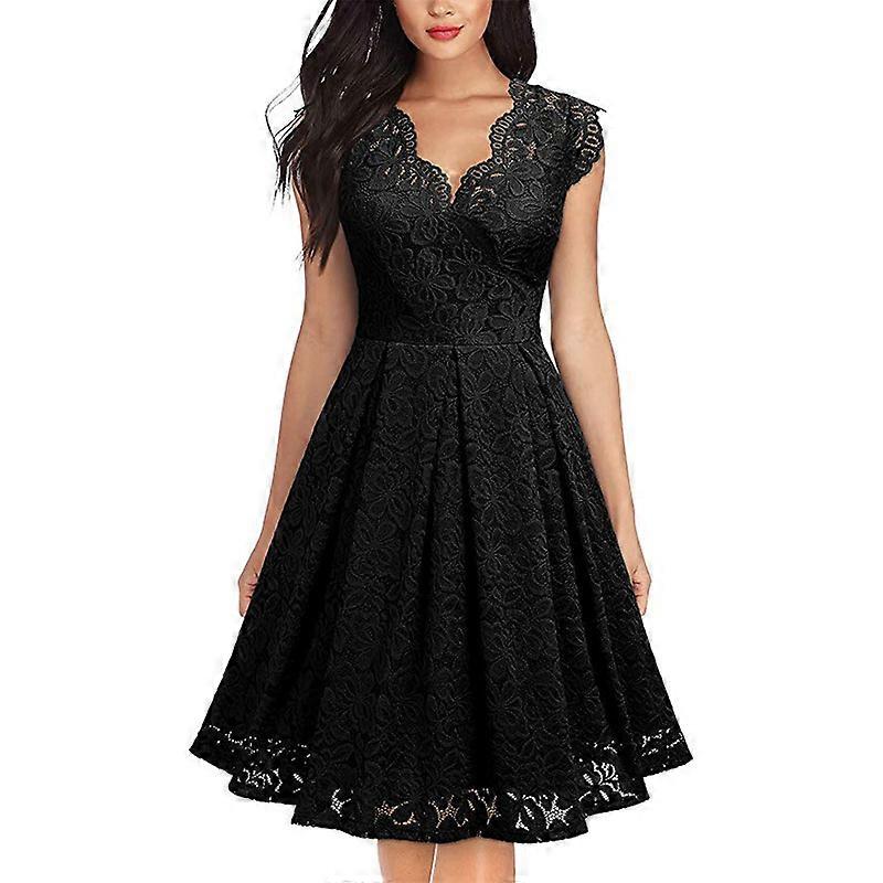 Robe élégante en dentelle, robe de soirée