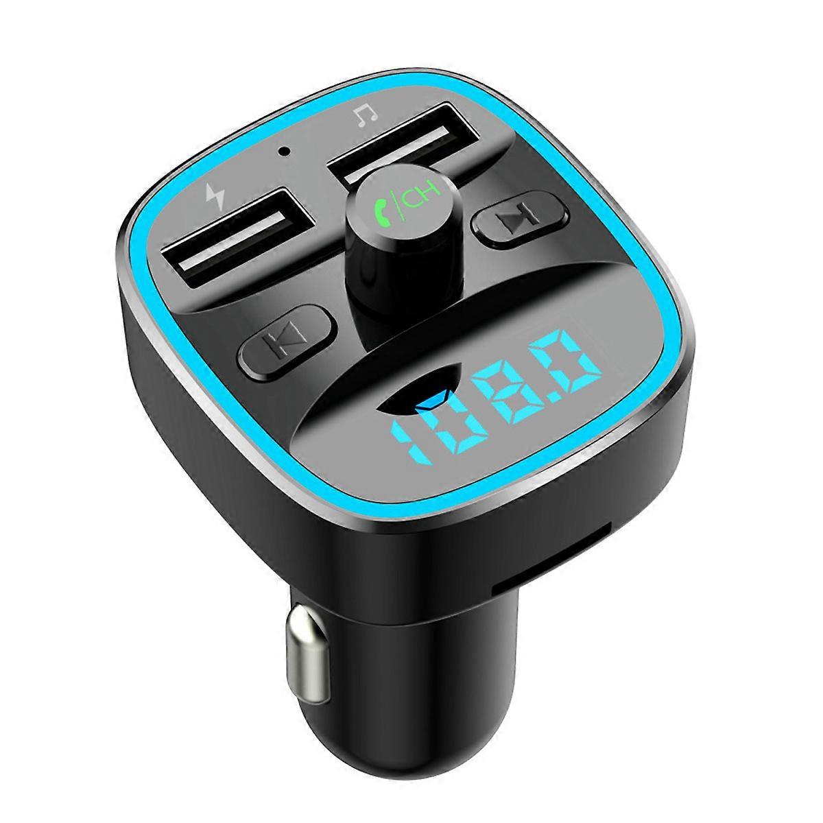 TD Bluetooth FM Transmitter Connection MP3 Player Kit Adapter Wireless Radio FM Transmitter Cars Charger USB PO Card