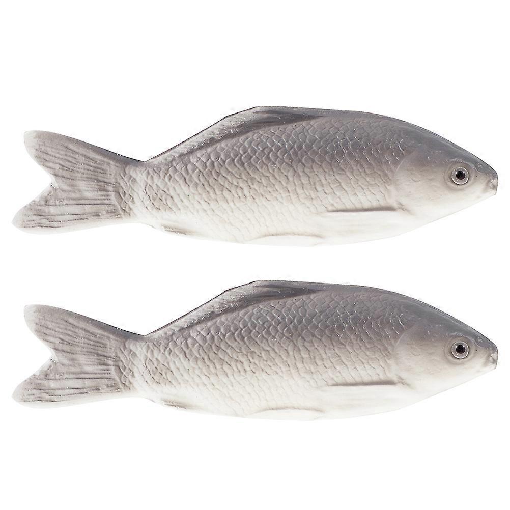 2pcs Simulation Fish Model PU Fish Model Artificial Animal Educational Model Simulated Fish Model