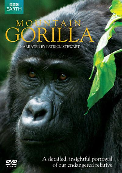 Mountain Gorillas DVD (2010) Patrick Stewart cert E - Region 2