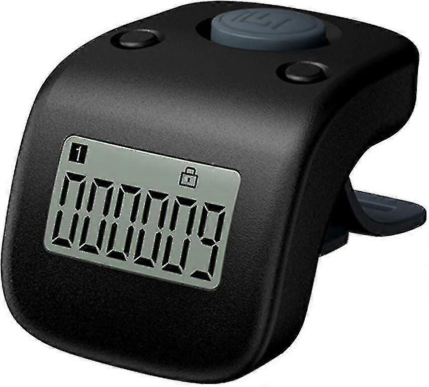 Compteur de pointage à la main rechargeable LCD numérique - Mini bague électronique à six / 6 chiffres - perles de Bouddha/Pra