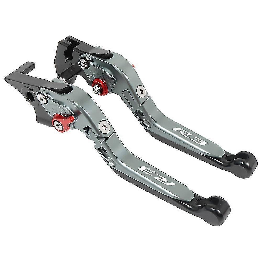 Motorcycle YZFR3 Folding Brake Clutch Levers Handlebar Grips For YAMAHA YZF R3 2015-2020 YZF-R3 Handle Lever