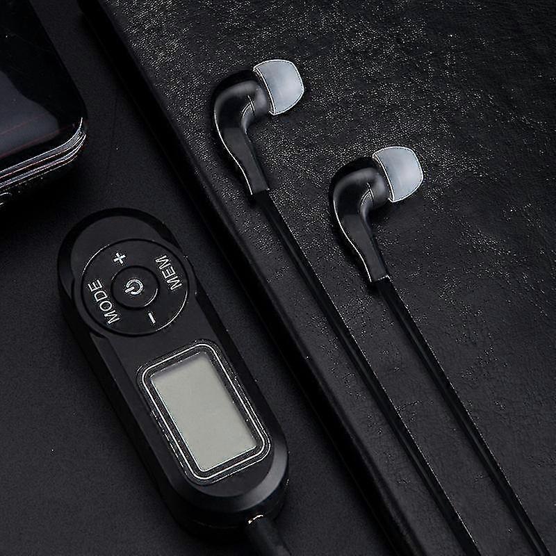 Pocket Small Radio, Personal Mini Am Fm Portable Digital Tuning Transistor Radios With Headphones Lcd Display