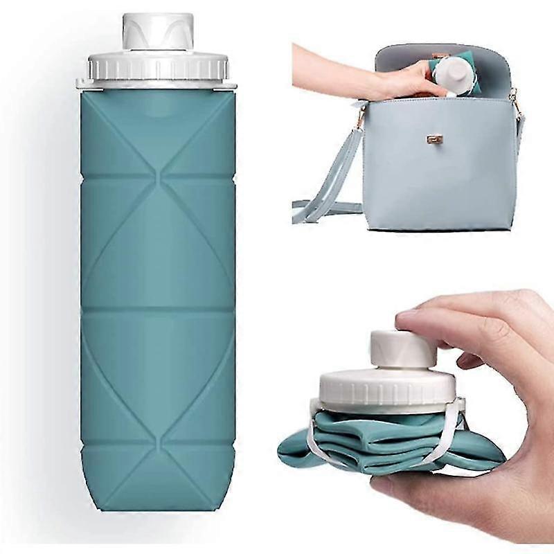 Barsinfi Special Made Collapsible Water Bottles 2 Pack Bpa Free Siliconce Leak-proof Reusable Travel Water Bottle Lightweight Waterproof Bottle For Sp