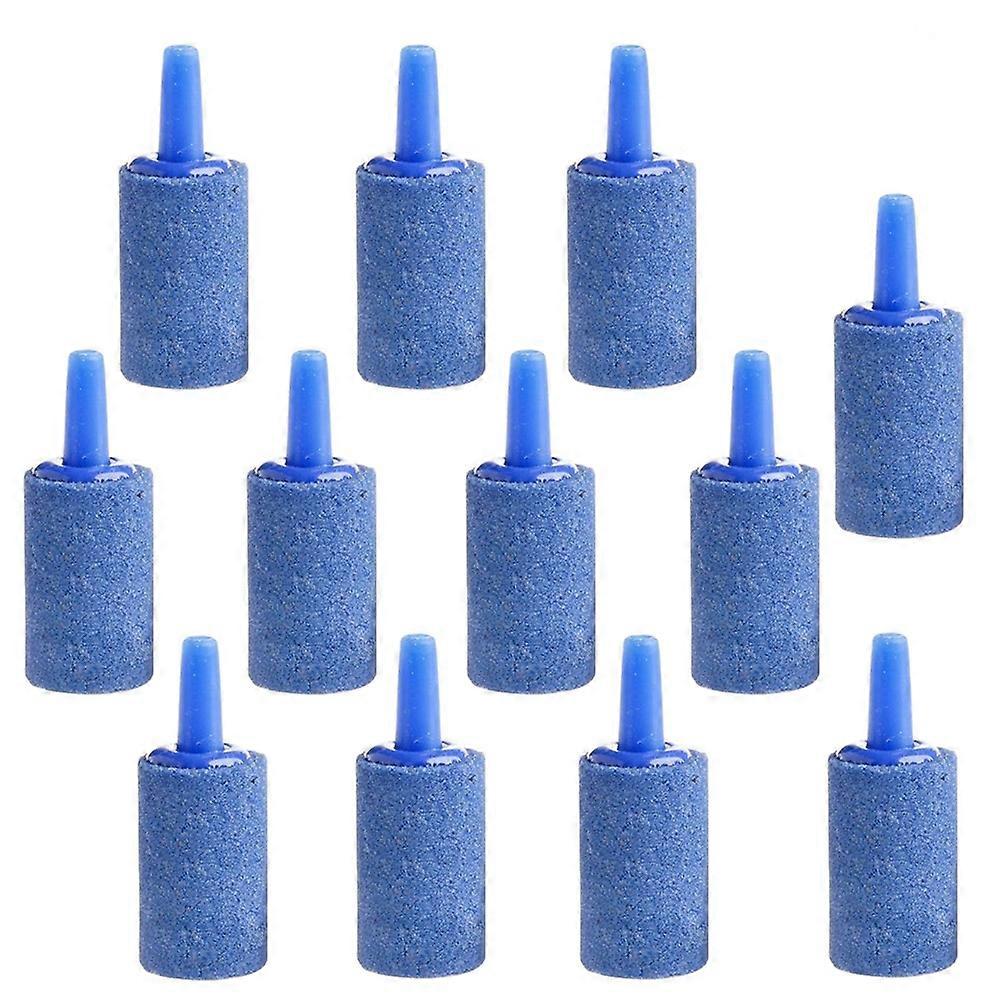 12pcs Airstone for Aquarium Air Bubble Stone Oxygen Stone for Fish Tank Round Oxygen Diffuser