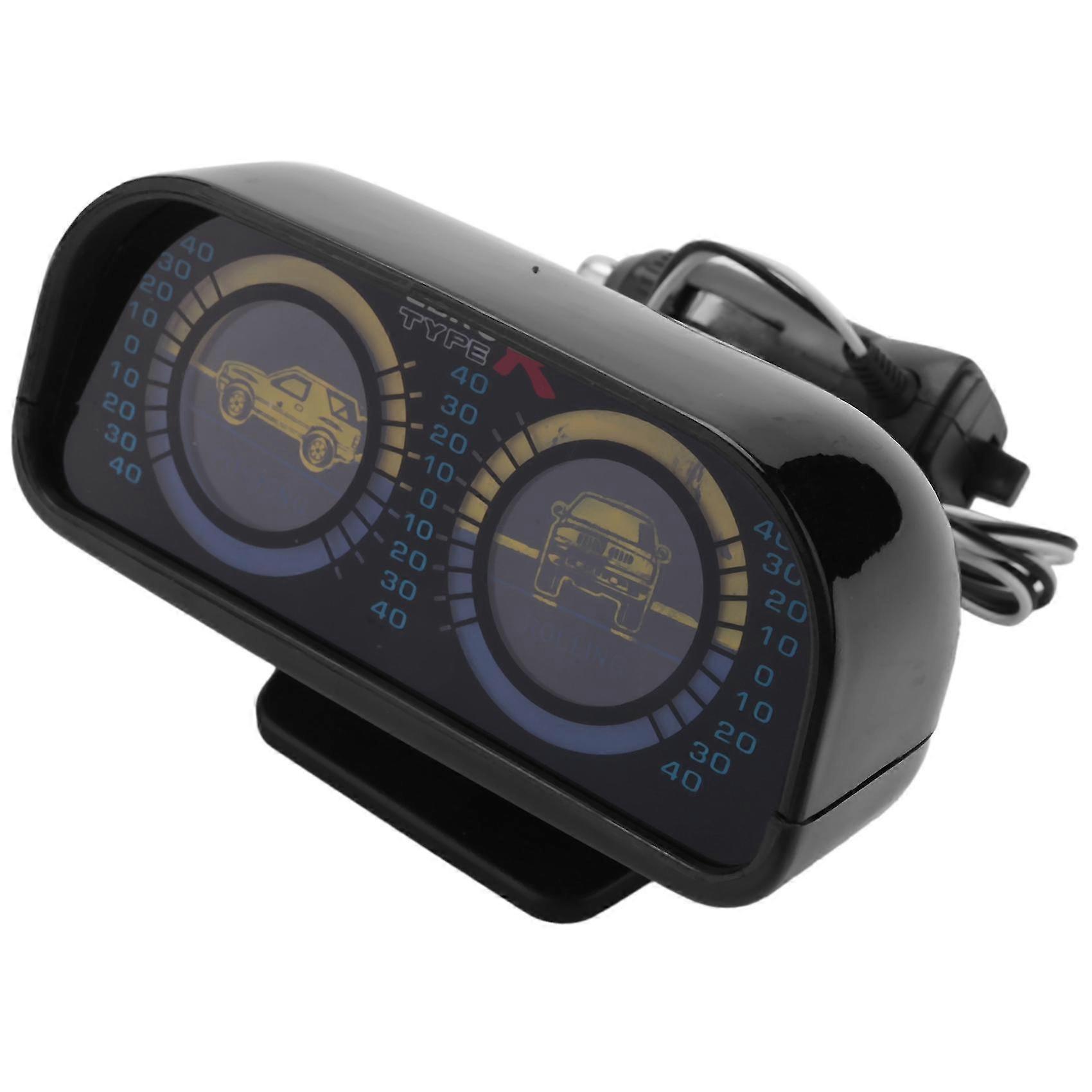 Euro Typer Car Adjustable Compass Balancer Slope Meter Tachometer