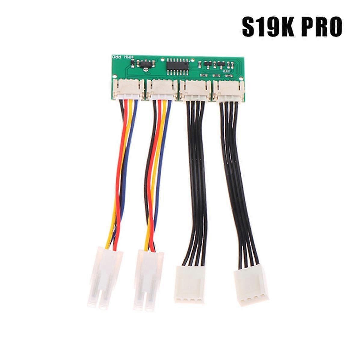 12V 4-In-1 Square 4Pin Fan Simulator Emulator Special for Antminer S19k Pro Fan Spoofer Dummer