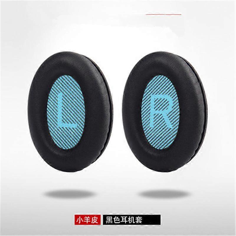 Genuine Leather Sheepskin Headset Foam Cusion Replacement for BOSE QC35 QC25 QC15 AE2 Headphone Earpads Lambskin Sponge Cover