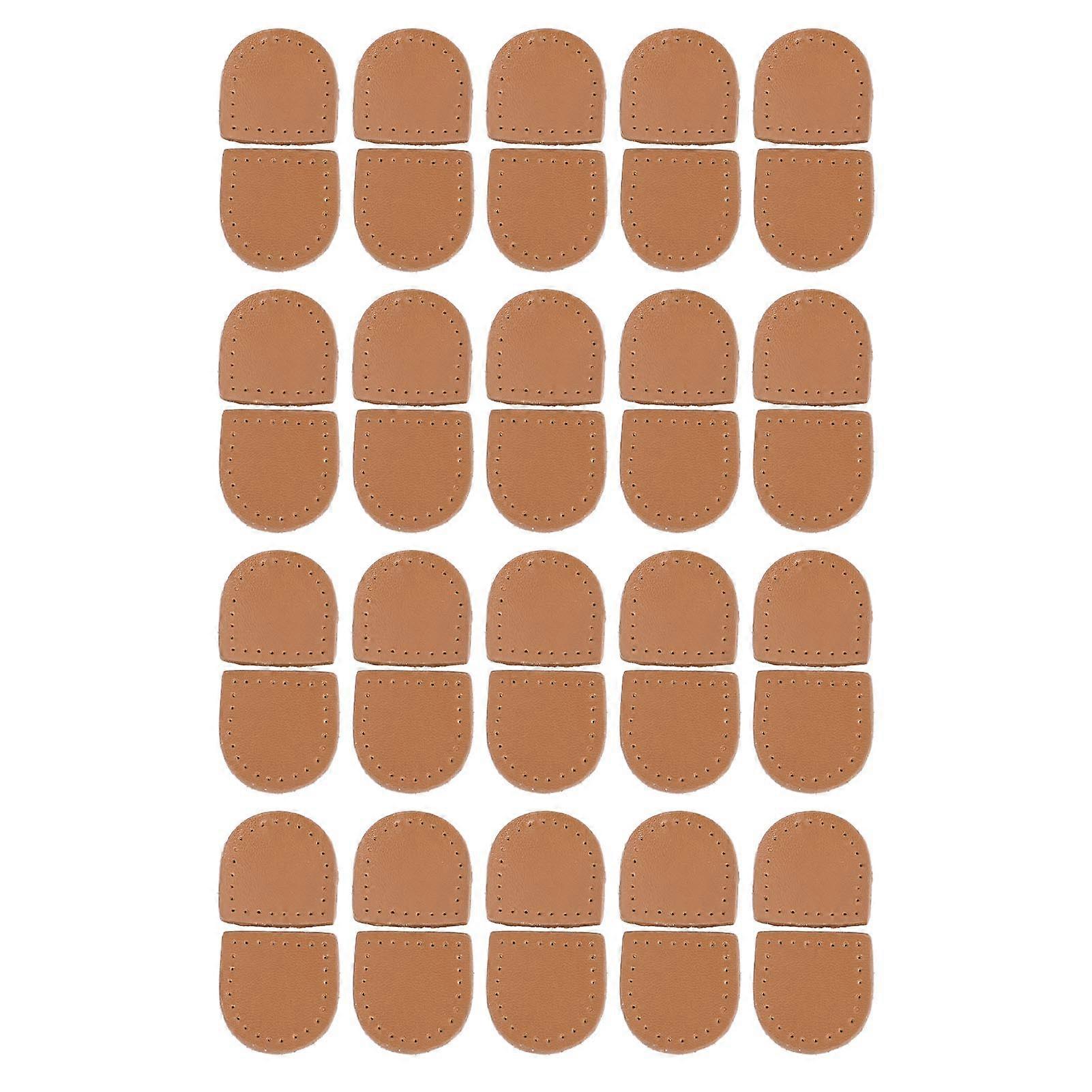 40pcs zíper rolha DIY handcrafted couro genuíno multiuso moda Zipper Ends Top Stoppers Claybank