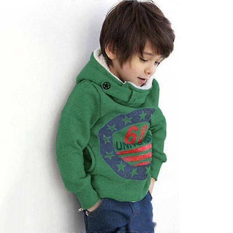 Moletom com Capuz e Moletom com Capuz e Forro de Lã para Meninos Hmwy-Kids