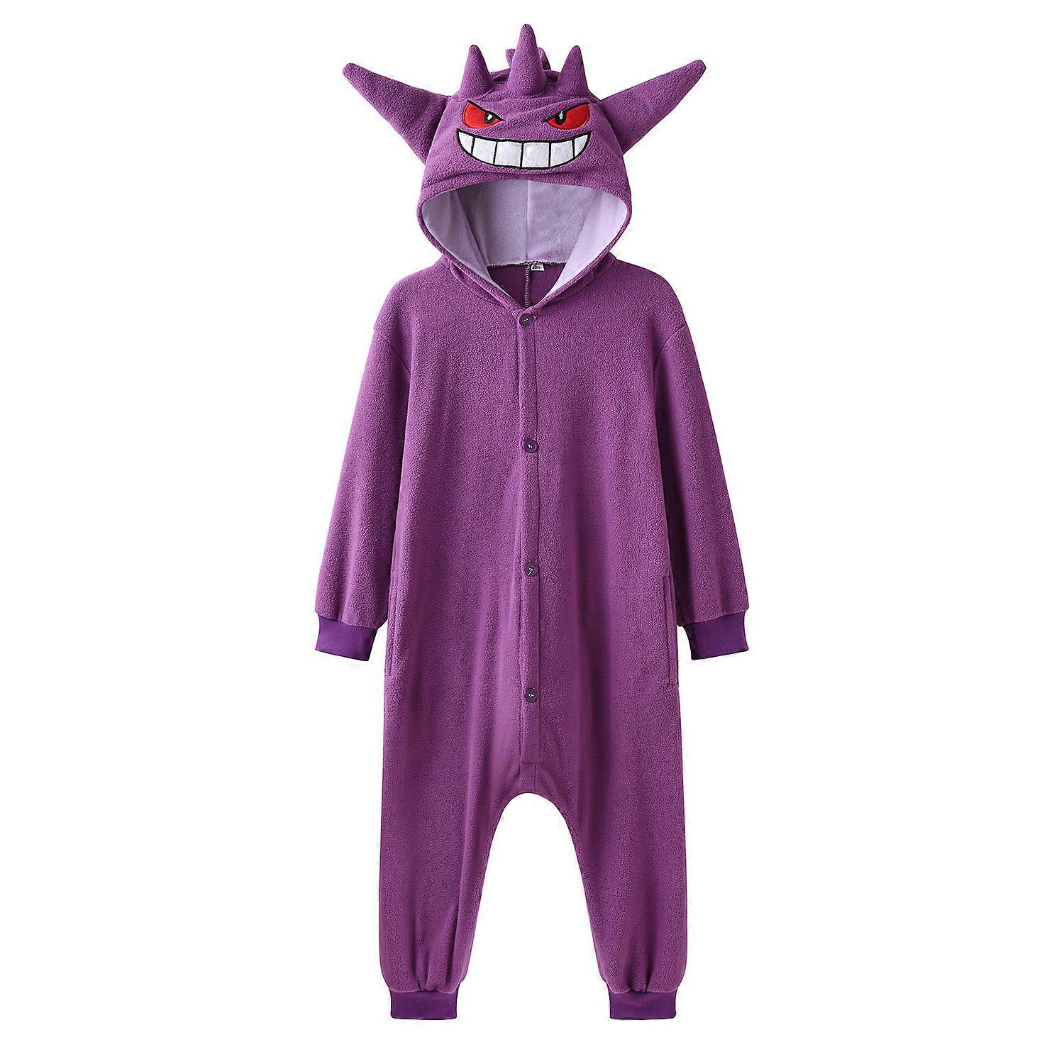 Gengar Snorlax Κοστούμι Για Παιδικά Ρούχα Pokemon Pika Cosplay Kigurumis Παιδί Full Body Πιτζάμα Χριστούγεννα Anime Μονοκόμματες πιτζάμες