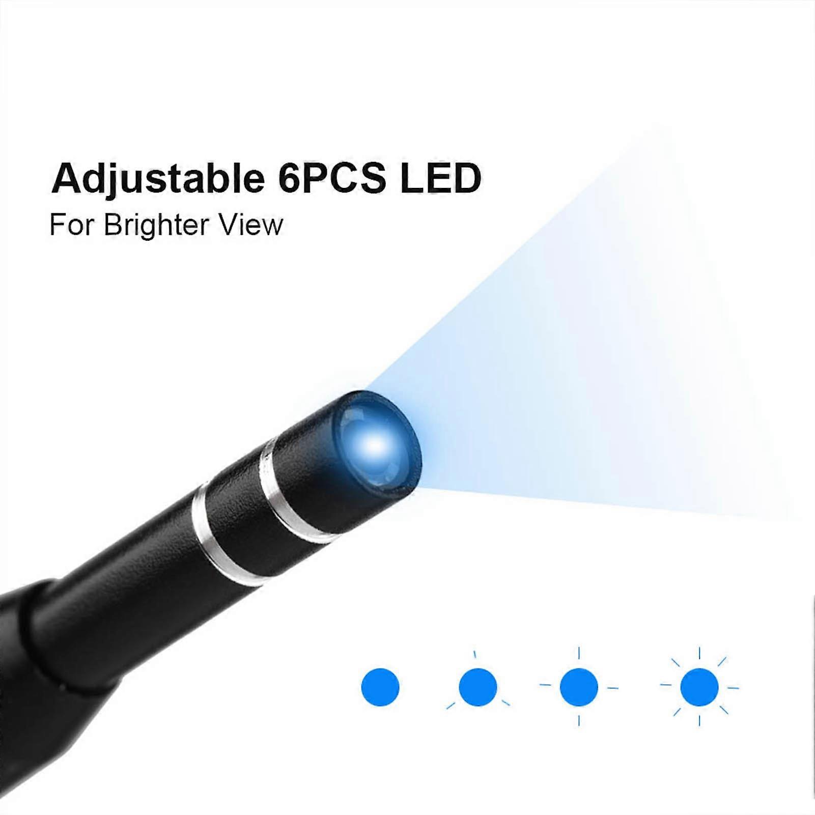 视觉耳勺高清 30 万 USB 耳部清洁内窥镜 54° 数字耳内窥镜