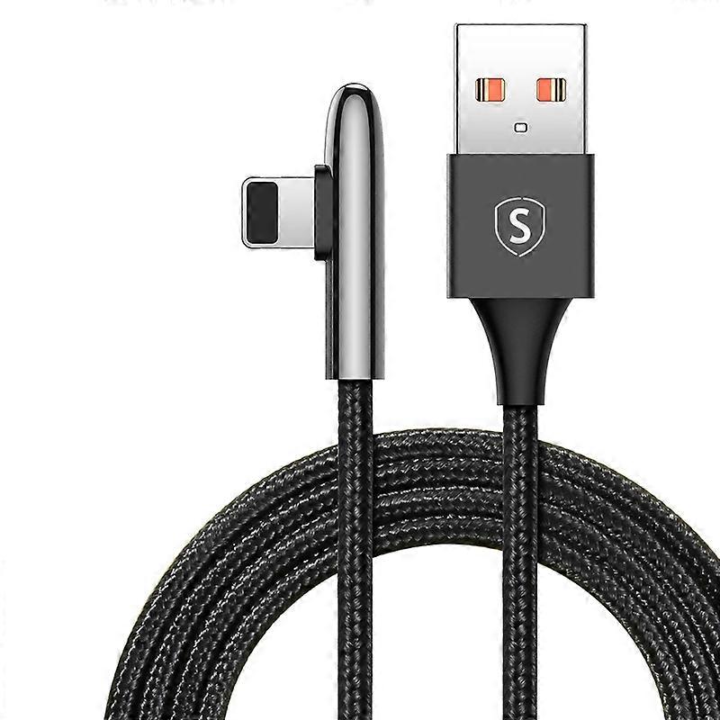Câble de jeu USB vers Lightning, 2m, 2.4A, - Noir