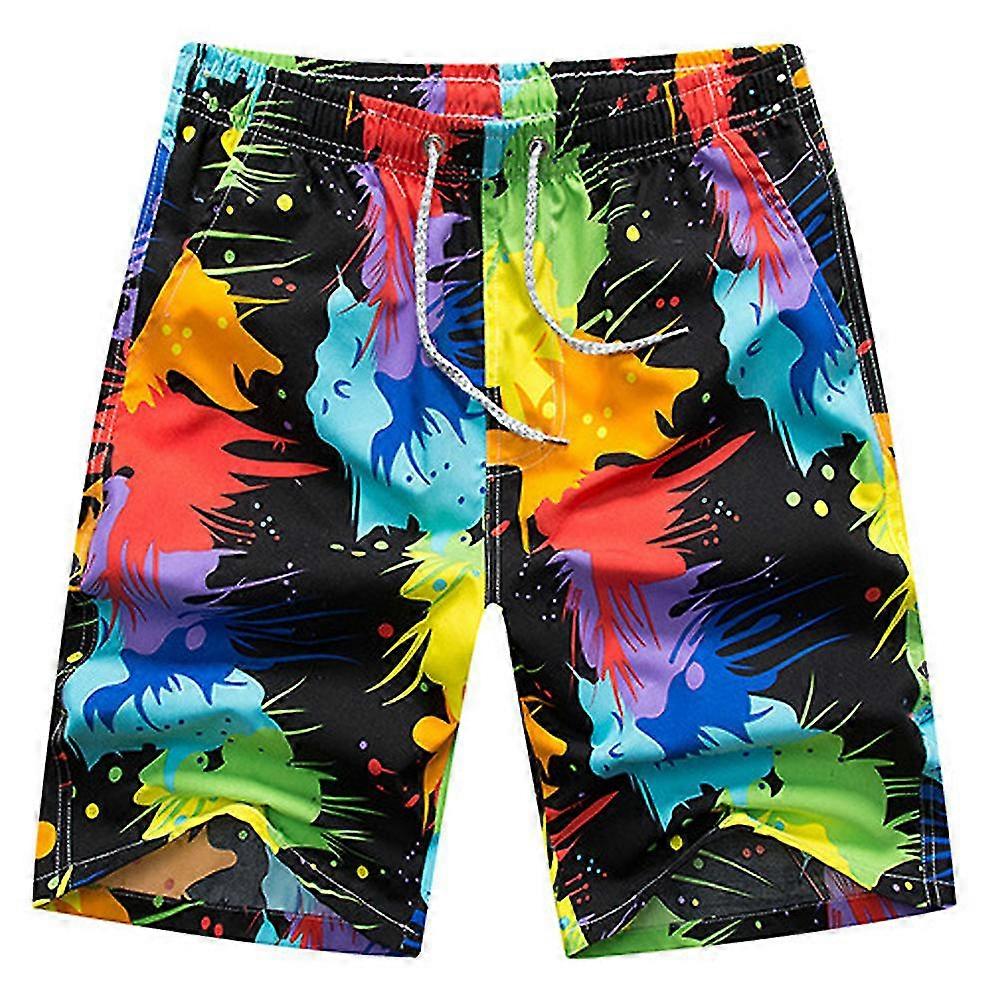 Men's Summer Ink Splash Beach Shorts