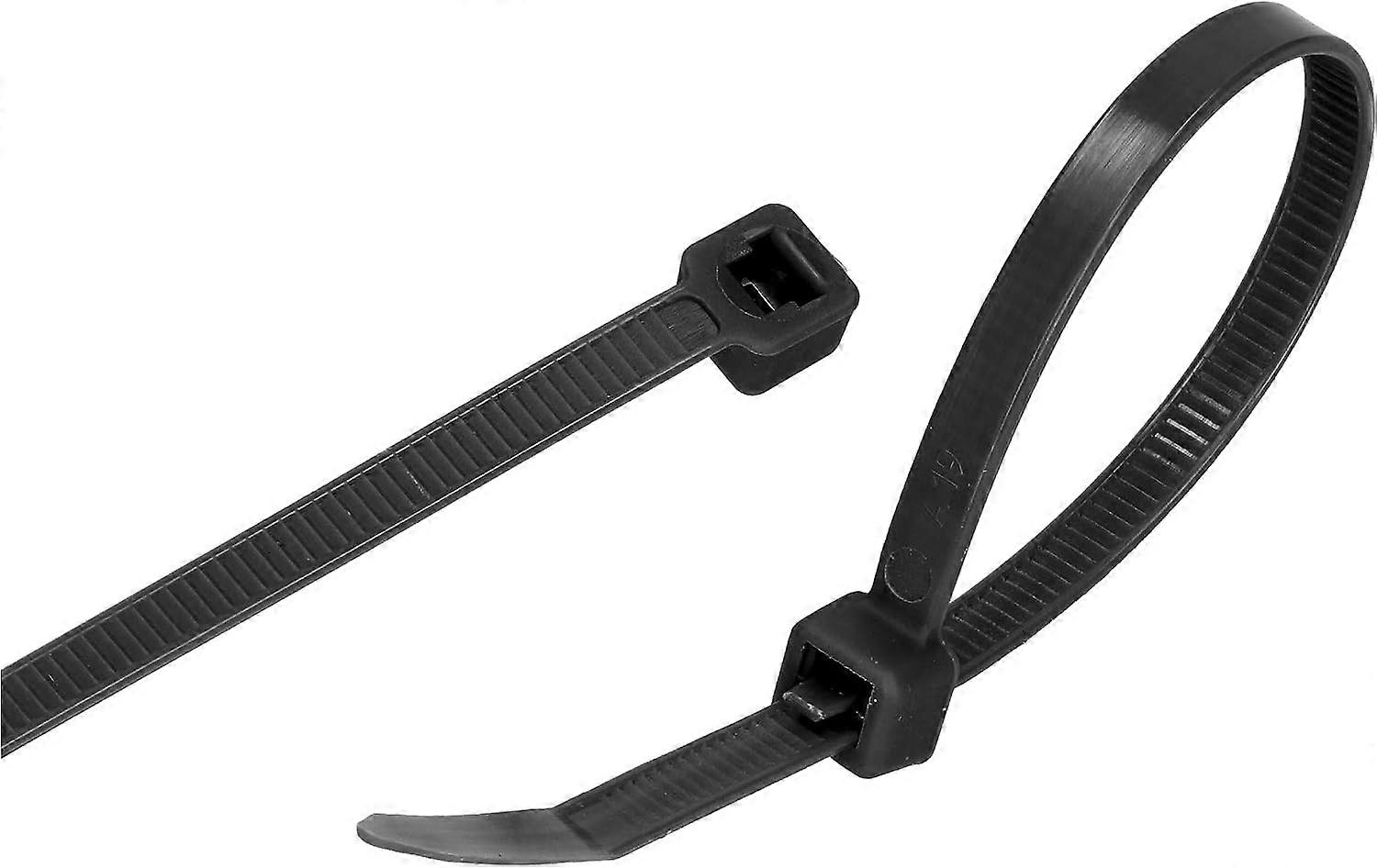 500 Pack Reusable Cable Ties (4.8mm x 200mm, Black),2024 Ping