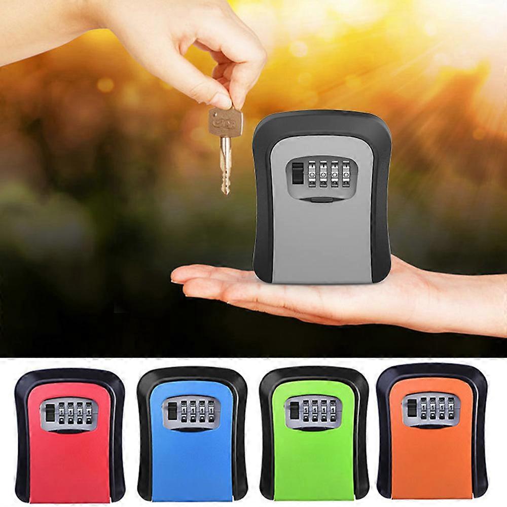 Key Storage Lock Box Safe Security Storage Combination Wall Mount Lock Box
