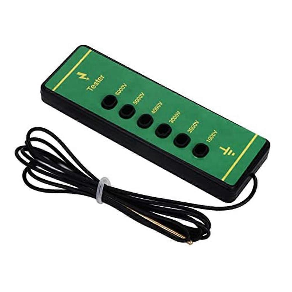 Animal Fence Fault Detector, Weather Resistant Electric Fence Voltage Tester for Enclosure for Farm