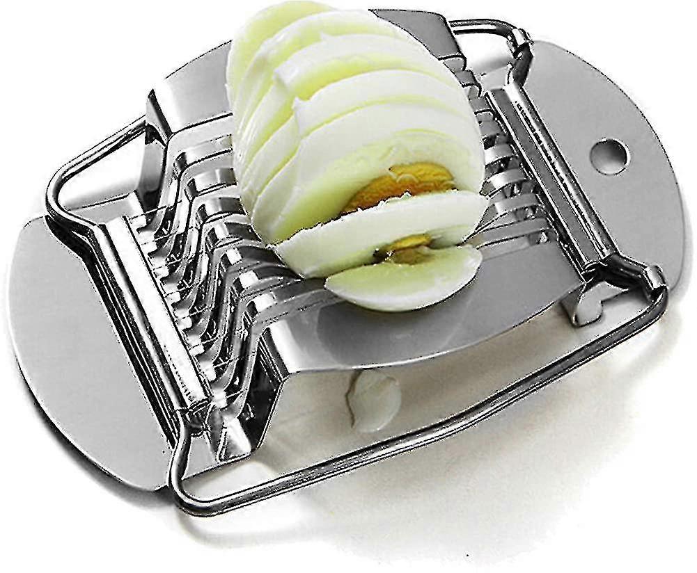 Eggkutter laget av rustfritt stål, eggdeler, skiver og kiler for frukt
