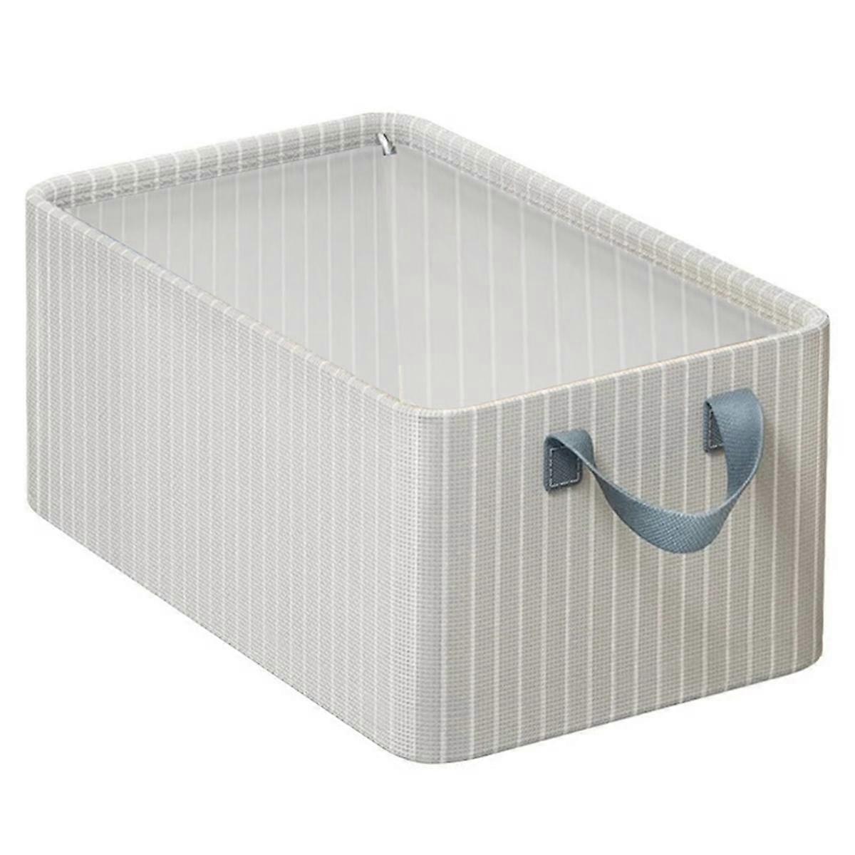 Beige Folding Metal Frame Clothes Storage Box Large Capacity Pants Storage Box