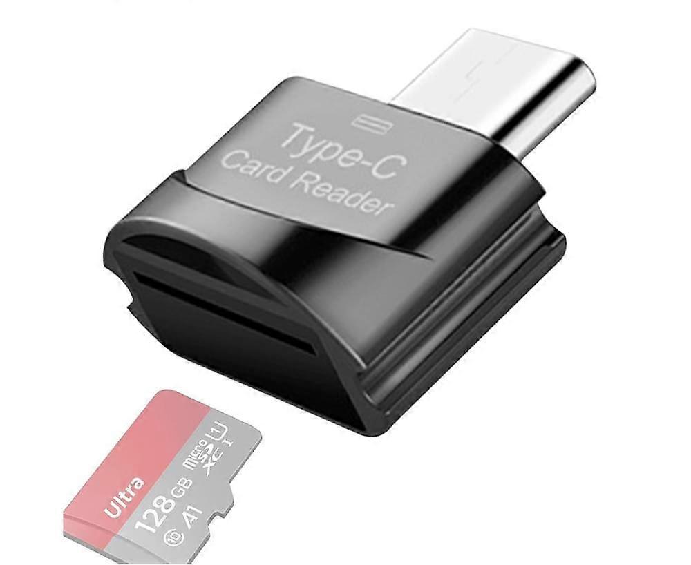 Type C TF Card Reader with Keychain,OTG Memory Reader,Type C