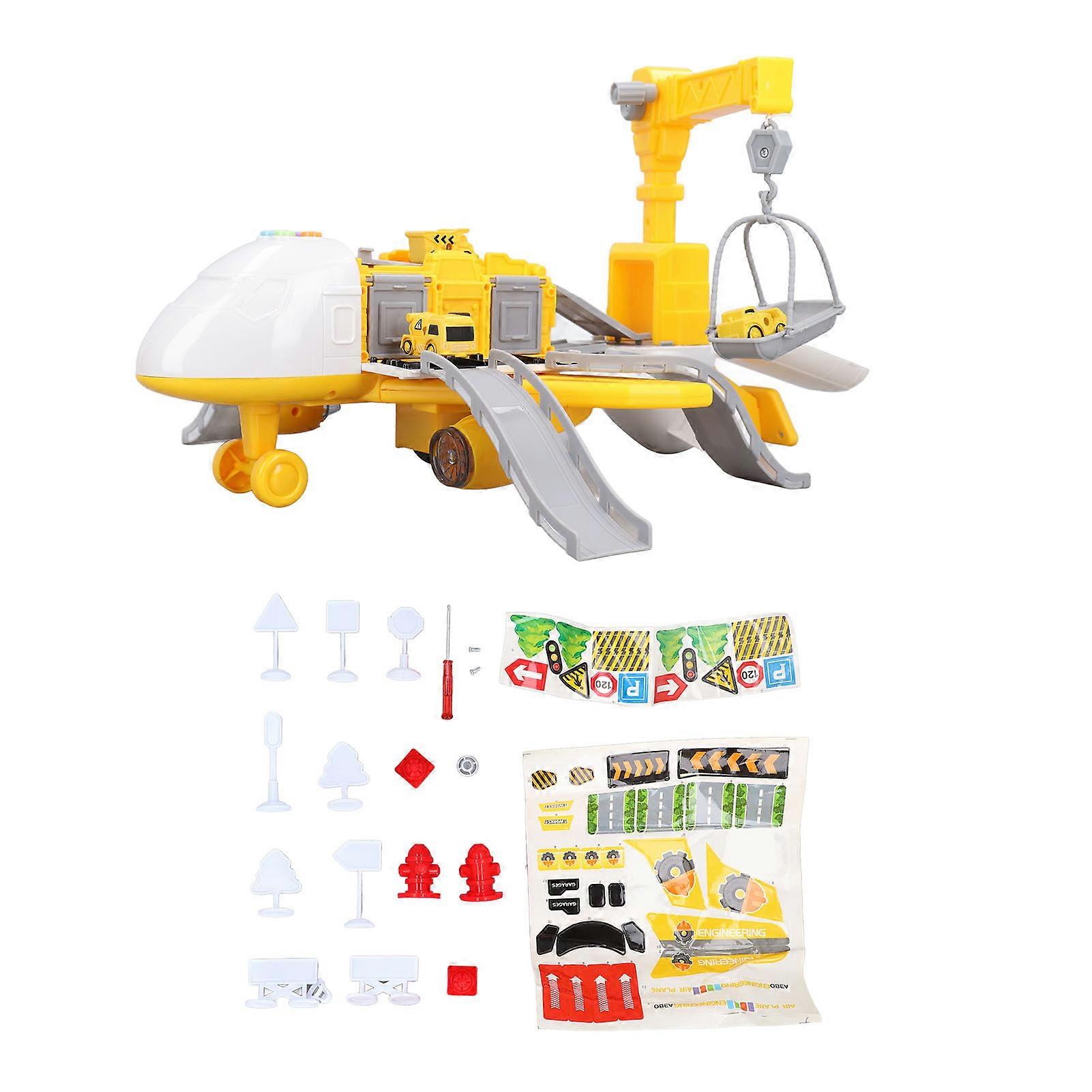 Kids Aircraft Model High Stimulation Transforming Passenger Jet Model for Decoration Collection