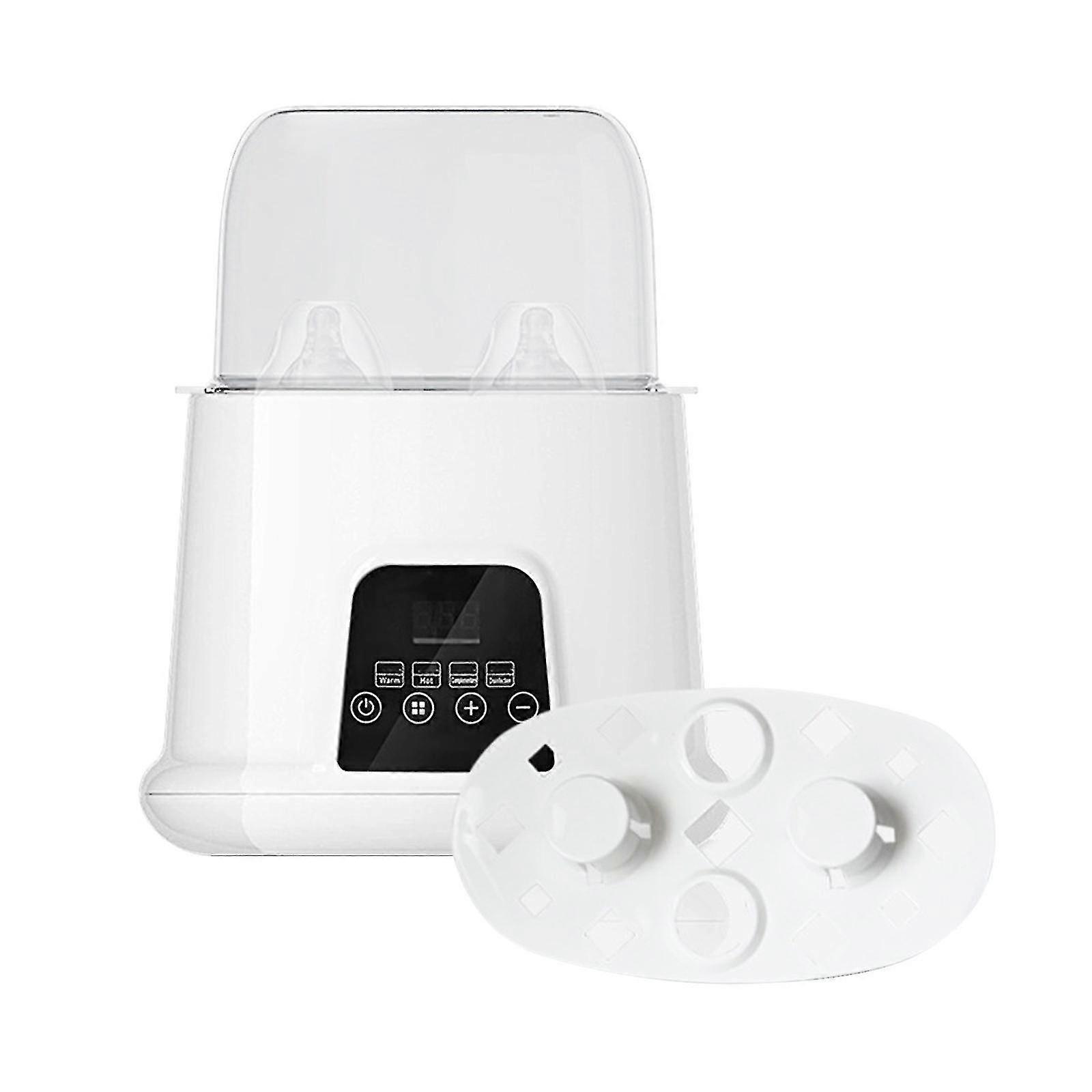 Double Bottle Warmer Fast Baby Bottle Warmer For Breastmilk With Timer Fits 2 Bottles  Accurate Temp Control Milk Warmer With Thaw Steri-lizing Keep W