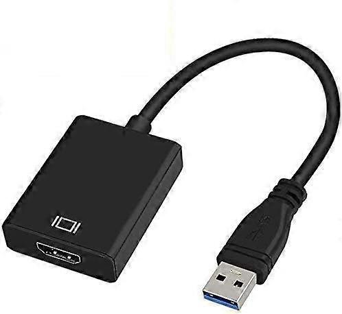 3.0 USB to HDMI Adapter, Full HD 1080P Audio and Video Multi Monitor Graphics Converter Adaptor for PC Laptop Projector