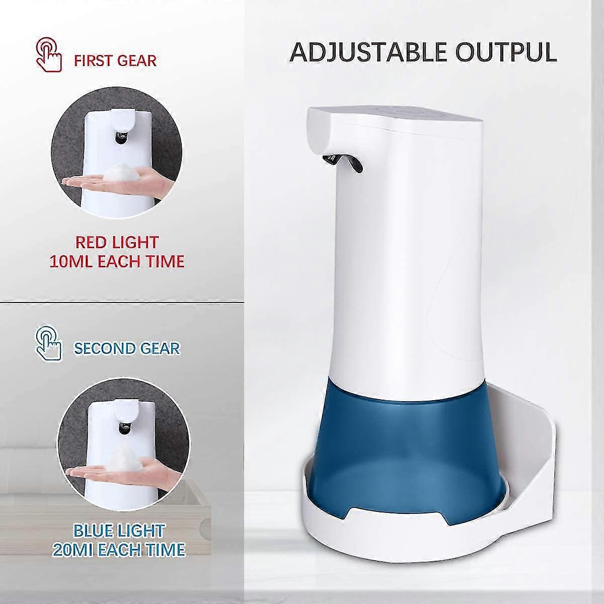 Automatic Soap Dispenser Wall Mount Adjustable Infrared Motion Sensor For Kitchen Bathroom - 350 Ml Waterproof