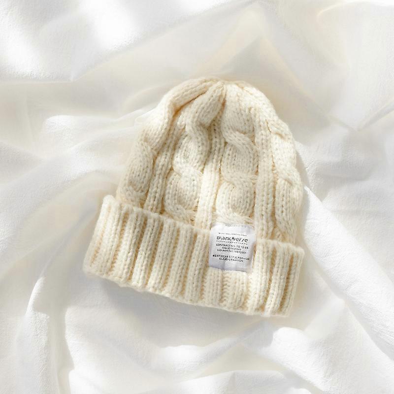 Trendy Warm Chunky Soft Stretch Cable Knit Beanie