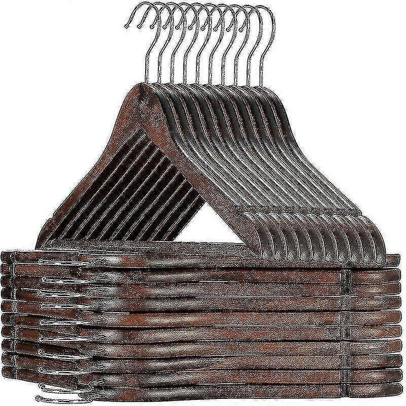 20 stuks premium houten kledinghanger, houten kledinghanger set kledinghanger