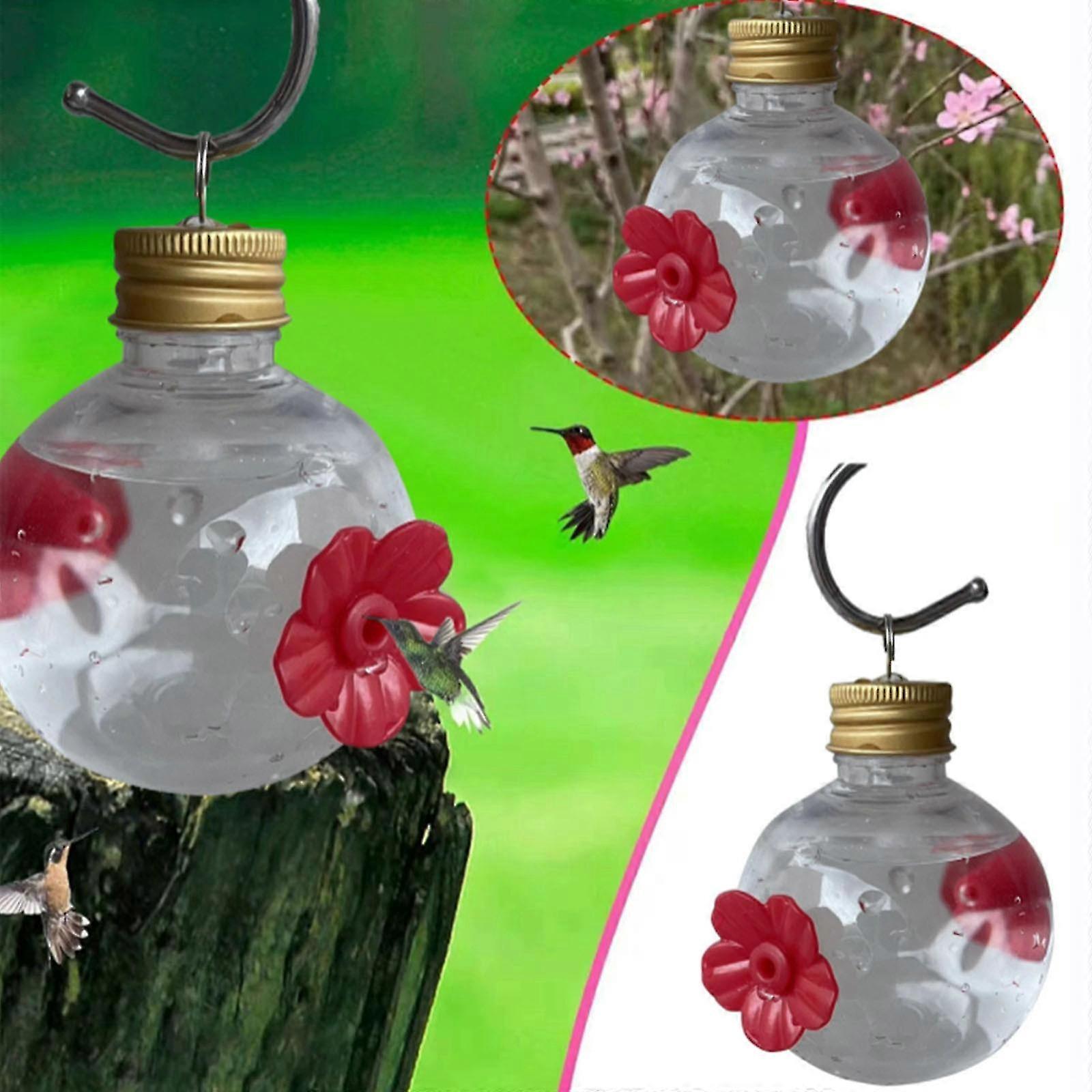 Courtyard Bird Feeder Red Berries Hummingbird Feeder