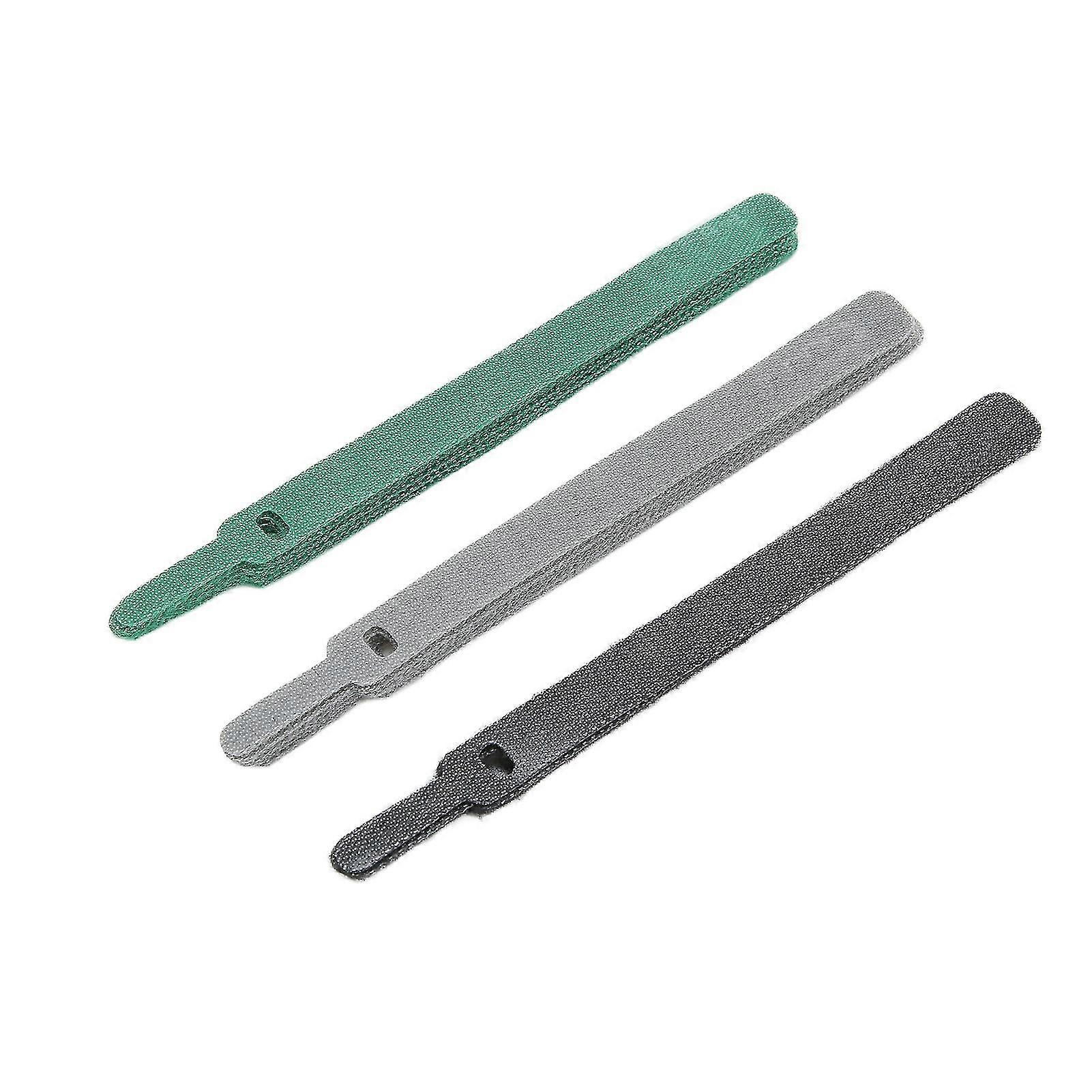 Fastening Straps 15pcs Nylon Reusable Adjustable Hook Loop Cord Ties for Cable Organization 20x1.45cm