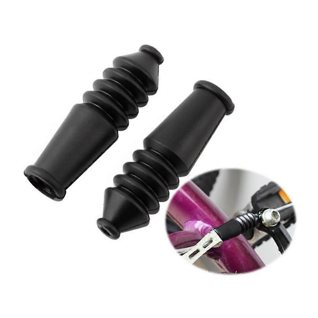 10pcs MTB Mountain Bicycle V Brake Cable Rubber Boot Protection Sleeve Cover