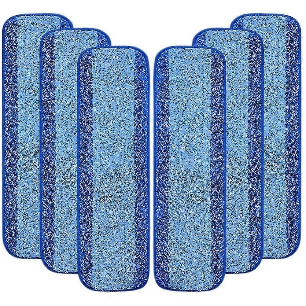 6 Pack Microfiber Cleaning Pads For Bona Premium Spray Mop