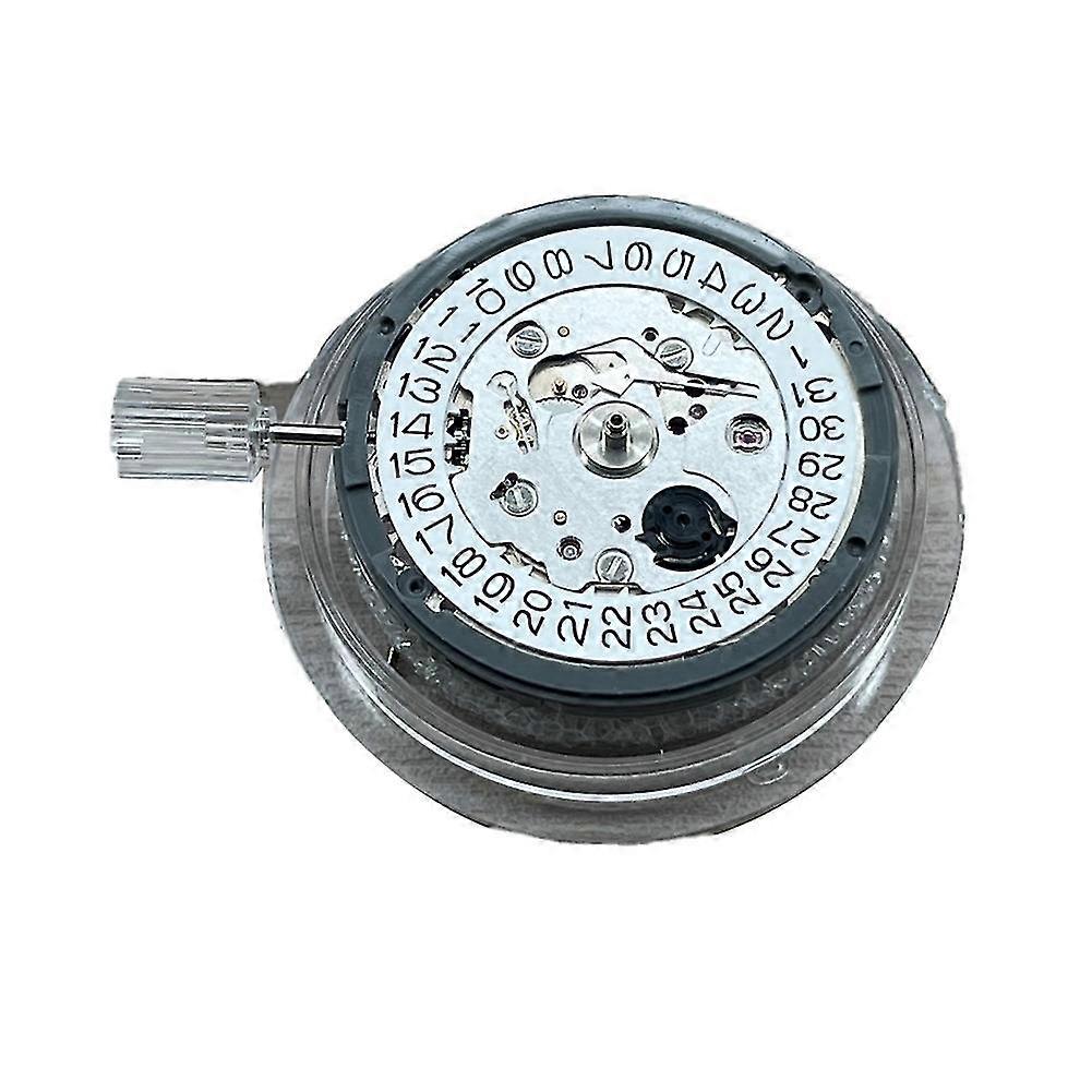 Crown At 9 O'Clock NH35A Mechanical Watch Movement Single Date 24Jewels Mechanism Watch Repair Tool