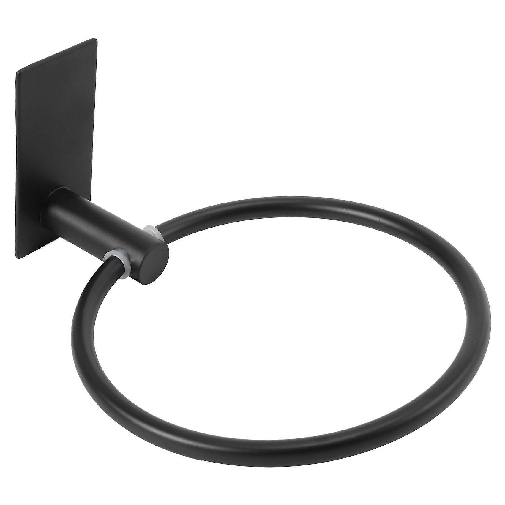 Towel Ring/Hand Towel Holder - Adhesive Round Towel Rack Hand Towel Bar for Bathroom, Stainless Ste