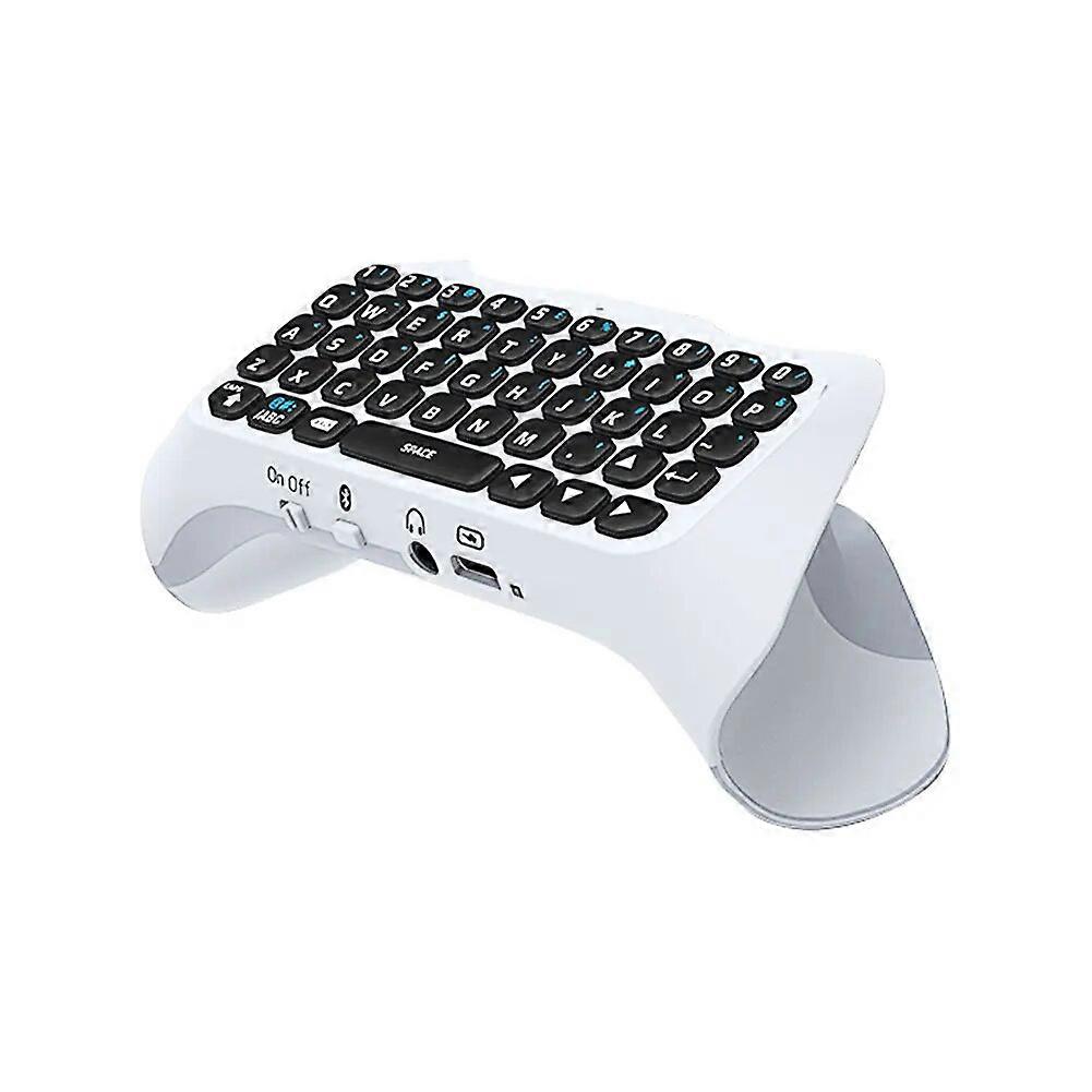 Wireless Keyboard Controller 3.5mm Gaming Handle Keyboard Bluetooth-compatible 3.0 for Sony PS5 Gamepad Mount Mini Keypad