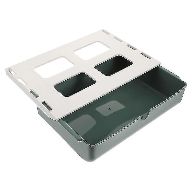 1pc Hidden Drawer Storage Box Under The Table For Home Dressing Table Using