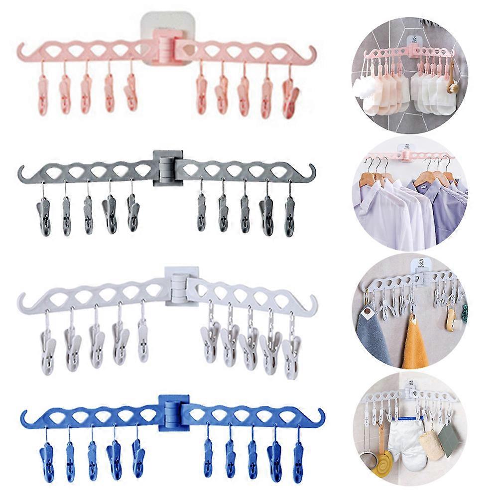 Clothes Rack Hanging Drying Rack Hook Clothes Support Rack Multi-function Rack Drying Racks