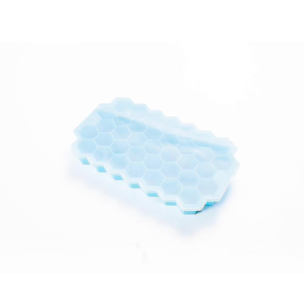 Honeycomb Ice Cube Mold With Lid Reusable Silicone Ice Cube Mold