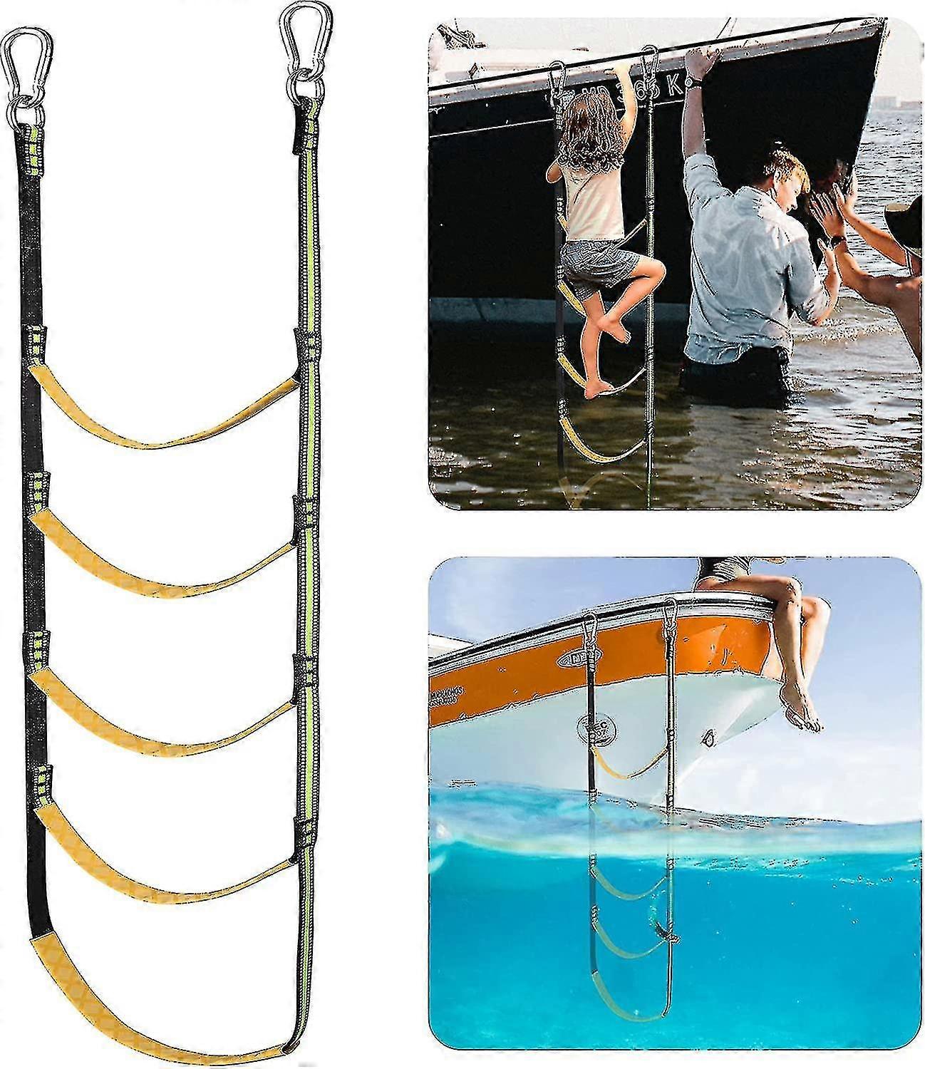 Prolunga portatile per scala in corda per barche - Ideale per gommoni e kayak