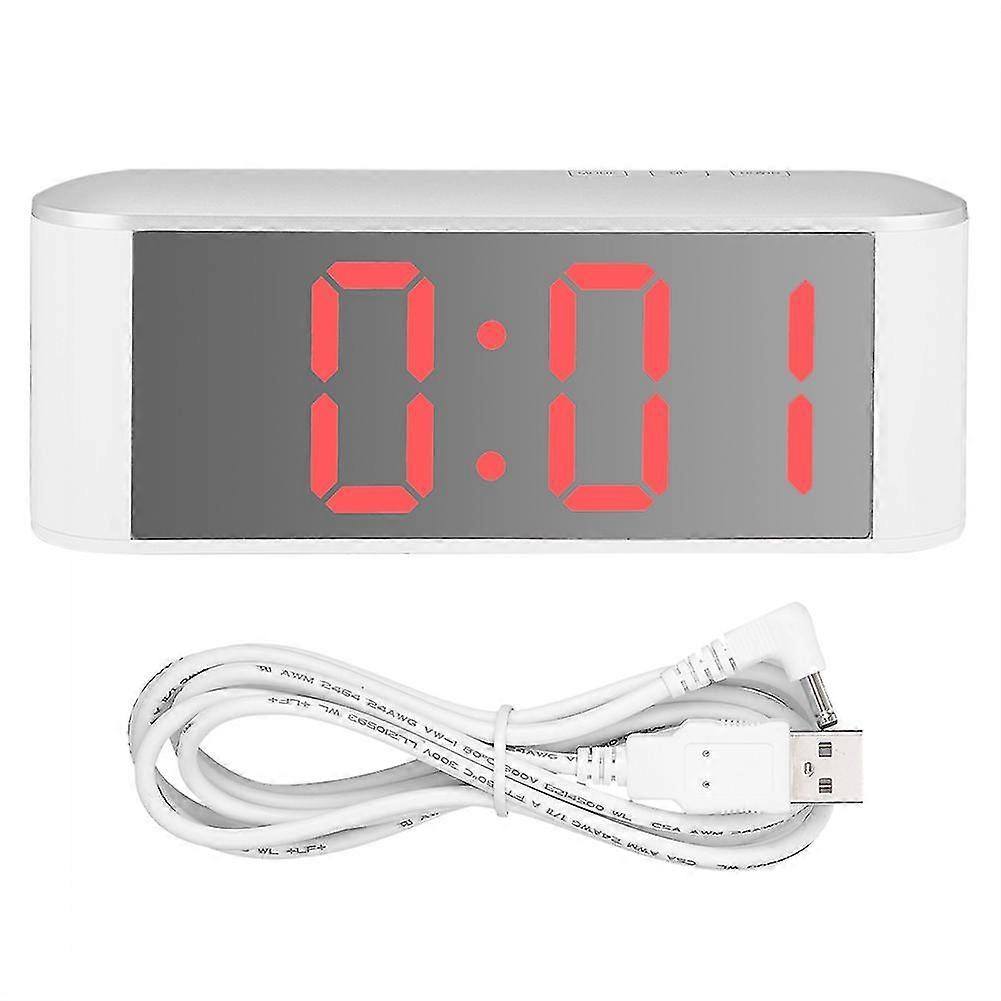 Household Desktop Multifunctional Led Electronic Digital Alarm Clock With Temperature Testingred