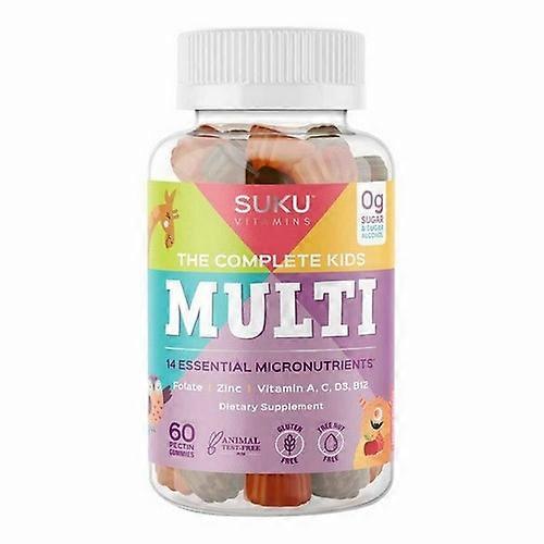 SUKU Vitamins The Complete Kids Multi ,60 Gummies