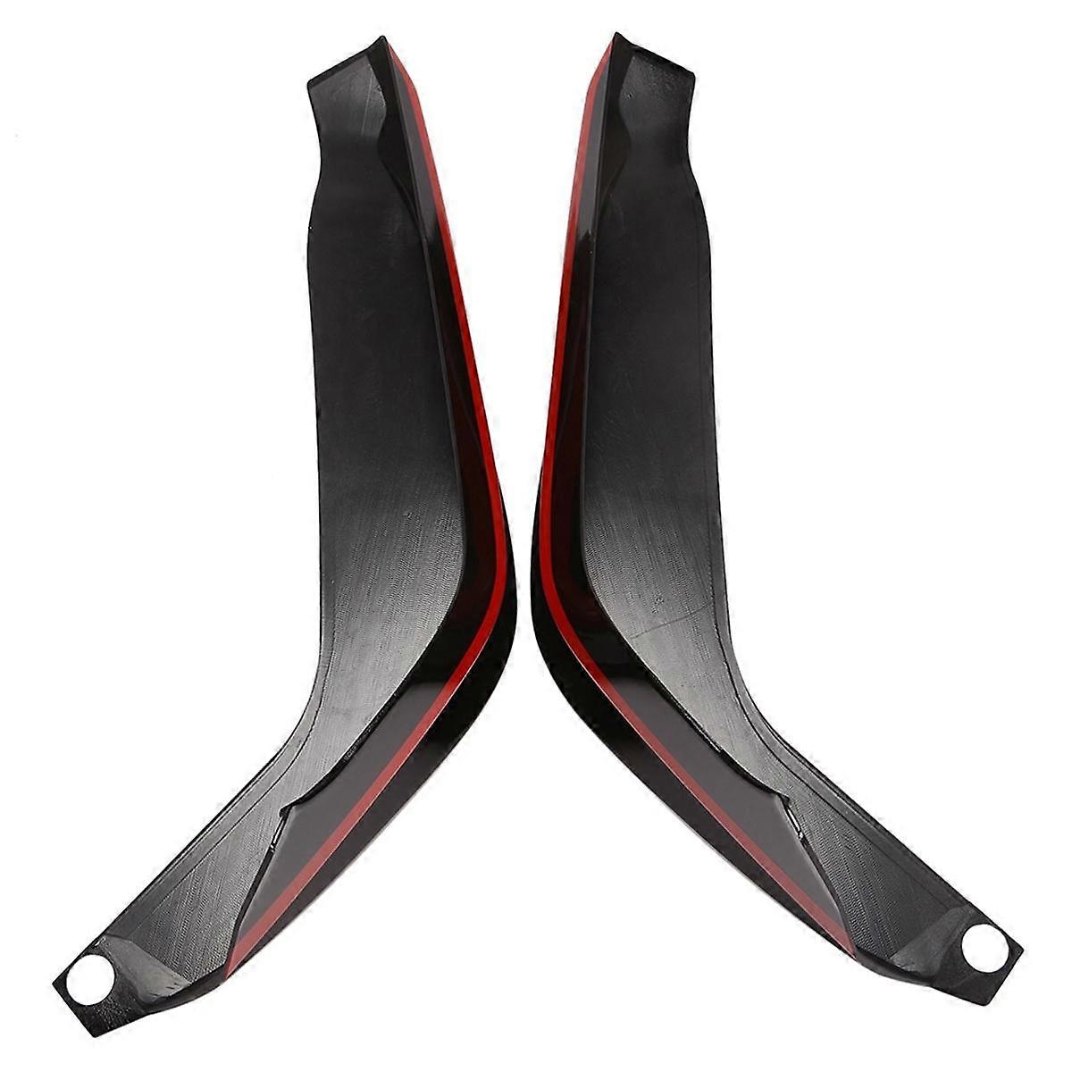 Car Front Bumper Side Spoiler Guard Car Body Modification for 11Th 22 Front Bumper Lip Wrap Angle Splitters