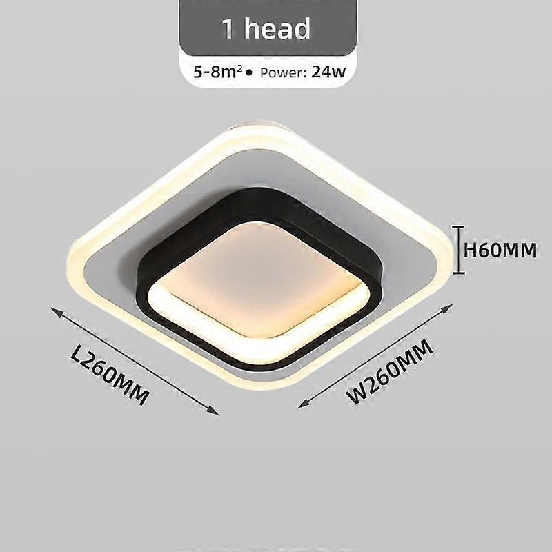 IRALAN New Ceiling Light For Corridor Aisle Balcony Black/White Frame Ceiling Lamp Corridor Lamp Fixtures Modern Aisle Led Light